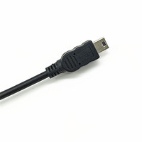 Producción de fábrica USB 2,0 A macho a Mini 5 pines Cable de carga de datos USB para cámara y grabadora de tráfico