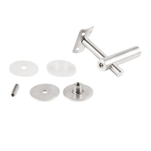 직경 304sus 난간 튜브 홀더 2 인치 원형 강관 난간 10-12mm 유리 클램프 브래킷 난간 액세서리 - Product Image 2