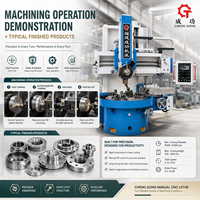 Chuck Putar Empat Cakar Vertikal untuk Mesin Bubut Logam, Kepala Alat Rel Silang, Spindle, Handwheel Manual, Mesin Bubut CNC
