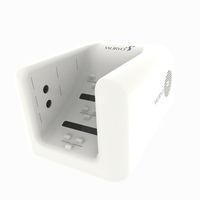 Secador de pies blanco brillante de 1200W IP53 con MOQ de 10 unidades, guía de instalación completa para proyectos de gimnasios y piscinas