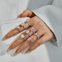 Anillo de Eternidad de Plata de Ley 925 con Diamantes Cultivados en Laboratorio y Circonita 5A, Corte Esmeralda, para Mujer, Joyería Fina Brillante