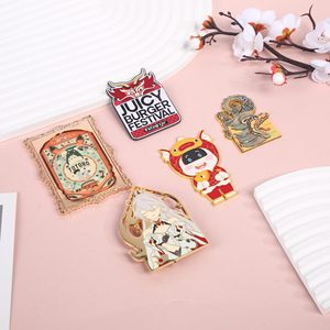 Smoothly Custom Metal Badges Zinc Alloy Enamel Finish Cartoon Characters Brooches Personal Gift Travel Cultural Gifts - Product Image 3