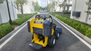 Archer tambahan mesin pemuat kemudi selip Mini dengan Hengli silinder hidrolik mesin bensin & kualitas Motor selip kemudi - Product Image 2