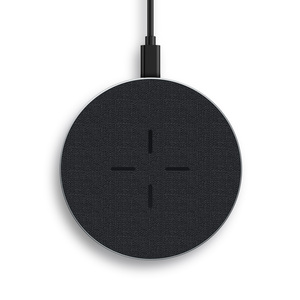 <span class=keywords><strong>Chargeur</strong></span> sans fil rapide 15W en cuir PU premium et alliage d'aluminium, <span class=keywords><strong>chargeur</strong></span> sans câble pour <span class=keywords><strong>iPhone</strong></span> et smartphones Android - Product Image 1