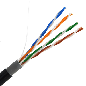 Mạng cáp ngoài trời thạch đầy CAT5e <span class=keywords><strong>CAT6</strong></span> cat6A CAT7 không thấm nước 305 M/Cuộn che chắn <span class=keywords><strong>UTP</strong></span>/FTP/SFTP PVC/LSZH/PE đôi áo khoác - Product Image 1