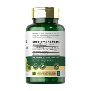 Pilules amincissantes naturelles OEM ODM Garcinia Cambogia Capsules pour perte de poids Capsules amincissantes HCA pour supprimer l'appétit - Product Image 3