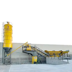 ZEYU fabrika imalatı YHZS mobil beton karıştırma tesisi yüksek verimlilik 35m 3/h 120m 3/h taşınabilir beton harmanlama santrali