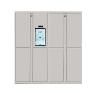 Casillero de equipaje inteligente de autoservicio las 24 horas montado en la estación de tren del aeropuerto de escaneo de código QR moderno - Product Image 2