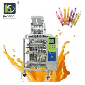 5ml 10ml 50ml 6 lanes sachet packing Automatic multi lanes liquid jelly stick filling sealing packaging machine