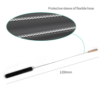 120CM longue brosse anti-peluches, nettoyeur de tuyau de ventilation sèche-linge brosse de ventilation brosse de radiateur pour salle de bains toilettes linge cuisine nettoyage