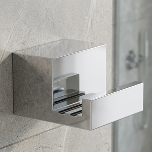 Support et porte-rasoir en acier inoxydable étanche et écologique pour le rasage masculin sur comptoirs de salle de bain - Product Image 2