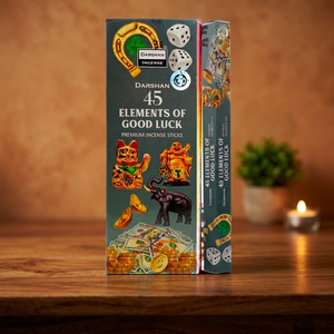 Bâtons d'encens Darshan 45 Elements Of Good Luck Premium, encens indien parfumé pour toutes les saisons - Product Image 3