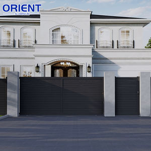 Puerta Moderna de Aluminio Fundido con Diseño Geométrico, Interpretando el Estilo Simple al Aire Libre con <span class=keywords><strong>la</strong></span> Belleza de las Líneas, Personalizable - Product Image 5