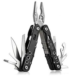 Multi tool Zange Taschen messer Camping Tool Geschenke für Männer 12 in 1 Multi Tool mit Sicherheits schloss