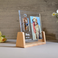 Pet Memorial Plaque Pet Portrait Cadeau Pet Fourrure Souvenir Chat Photo Souvenir