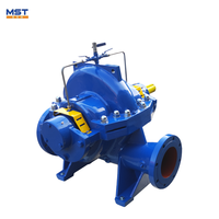 Mesin Diesel casing pemisah pompa air 22 hp permukaan sentrifugal untuk irigasi