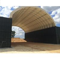 Dôme de conteneur maritime en PVC imperméable pour stockage d'équipements industriels en extérieur