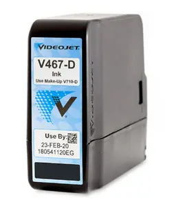 V467-Dlue serisi sürekli mürekkep püskürtmeli yazıcı için Videojet B 1000 mürekkep