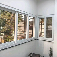 Fenêtre coulissante en PVC/UPVC NUOXIN à double vitrage triple avec design moderne antivol et moustiquaire
