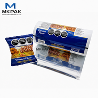 Rouleau de film plastique métallisé imprimé en héliogravure pour l'emballage de sachets de bonbons aux cacahuètes, de chocolat et de snacks