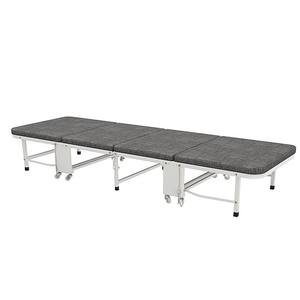 Cama Plegable Jinbo de Cuatro Pliegues 190x60cm con Marco Metálico Gris, Cama Multifuncional para Siesta para Adultos y Ancianos, Uso Hospitalario - Product Image 3