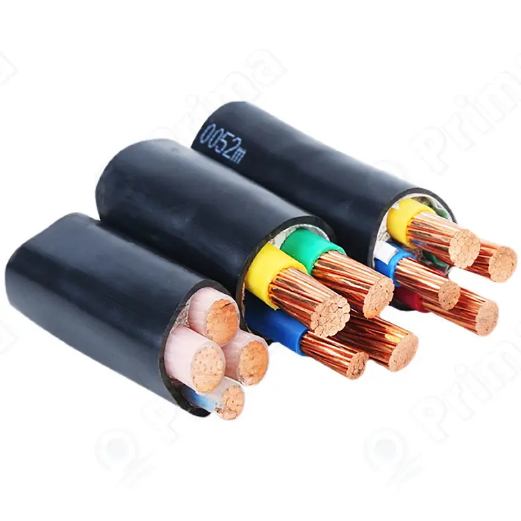 Câble électrique en cuivre massif isolé en PVC, fil de fer barbelé, blanc, prix d'usine, simple brin
