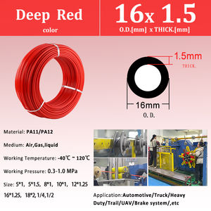 המחיר הטוב ביותר 3/8 אינץ p12 צינור צינור גומי פנאומטי עבור מכוניות & משאיות לדחוס צינור בלם אוויר עם שירות חיתוך - Product Image 6