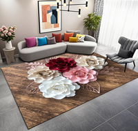 Moderner Kristallvelours-Teppich für Wohnzimmer, Großer Maßgefertigter Umweltfreundlicher Rutschfester Teppich mit Geometrischem Muster, Bestseller