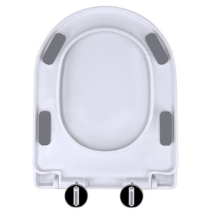 Sedile <span class=keywords><strong>WC</strong></span> in plastica di alta qualità Big D a bassa velocità XJ-988, accessori per il bagno, coperchio per <span class=keywords><strong>WC</strong></span> - Product Image 1