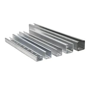 Profilés perforés et rainurés en acier galvanisé à chaud de qualité supérieure, fabrication chinoise, pour la construction - Product Image 1