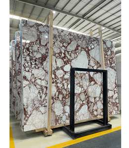 Dalles de marbre modernes élégantes et luxueuses, pierre naturelle chaude, revêtement de sol intérieur, panneaux muraux, dessus de table à manger, poli, adouci, imperméable - Product Image 3