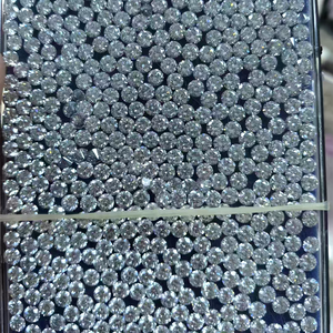 1.1.15mm 0.006カラットラウンドブリリアントフルファセットD VVSラボ栽培合成ダイヤモンド - Product Image 6