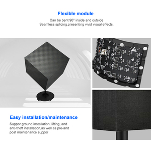 Tùy chỉnh kích thước tầng thường vụ đầy đủ màu sắc <span class=keywords><strong>LED</strong></span> Video hiển thị Cube ngoài trời 640x640 quảng cáo ma thuật Cube Màn hình <span class=keywords><strong>LED</strong></span> - Product Image 3