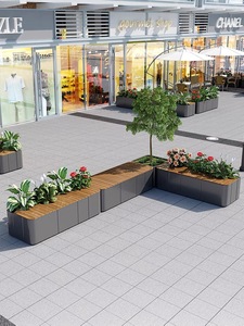 Fioriera decorativa in metallo per esterni letto <span class=keywords><strong>da</strong></span> <span class=keywords><strong>giardino</strong></span> fioriera verde fioriera dimensioni personalizzate fioriera in acciaio inossidabile - Product Image 3