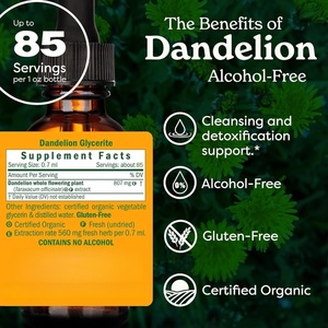 Phong cách mới bổ sung lưu thông bạch huyết hỗ trợ Atisô sữa cây kế lá chiết xuất bồ công anh gốc chất lỏng giọt cho sức khỏe - Product Image 2