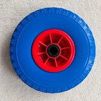 Nouvelle roue anti-crevaison à roulement à rouleaux 3/4, longueur de moyeu 75 mm, 260 mm pour chariots avec jante en PP pour hôtels