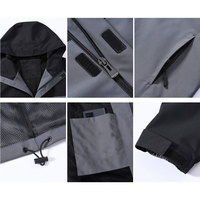 Veste Softshell Homme Hiver Imperméable Respirante à Capuche Col Montant Logo Avant Haute Qualité Prix de Gros Sur Mesure