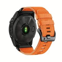 Bracelet de montre intelligente Garmin Fenix 7/6X/6 Pro/5X/5 en toile de nylon à libération rapide 22/26 mm - 7 couleurs, design sportif pour l'extérieur