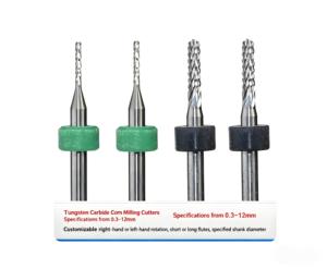 Fresa a dente di mais in carburo RUIMENG per mancino (RHM/RHF/RHC) per <span class=keywords><strong>router</strong></span> SMT Depanel, punte di precisione da 1mm-2mm - Product Image 1
