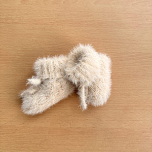 Nouveau design de chaussettes tricotées en poils de vison pour bébé de 0 à 3 mois, chaussettes chaudes au genou de différentes couleurs pour tout-petits - Product Image 6