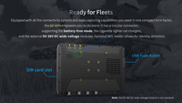 GENZO 8/10 pouces Intel tablettes robustes à écran monté sur véhicule avec RJ45 et RS232 montés et antenne GPS tablette de véhicule