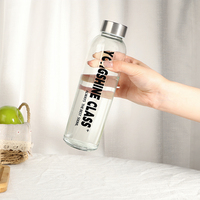 Grande bouteille d'eau de soda en verre réutilisable 750 Cl d'hôtel vide moderne pour restaurant et réfrigérateur