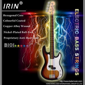 Cuerda de bajo eléctrico IRIN B101 Núcleo de acero hexagonal Recubierto de color Aleación de cobre Instrumento de cuerda de bobinado al por mayor - Product Image 2