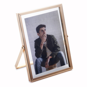 Kích Thước Tùy Chỉnh Kim Loại Thủy Tinh Vàng Bạc Khung Ảnh - Product Image 5