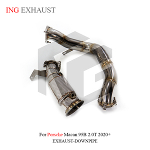 ING SS Downpipe y tubo delantero para el año 2014 a <span class=keywords><strong>2017</strong></span> Porsche <span class=keywords><strong>Macan</strong></span> 95B 2,0 T tuning escape con OPF - Product Image 4