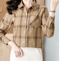 Blus Fashion Musim Panas Wanita Bekas Berkualitas Tinggi untuk Pemakaian Sehari-hari Kasual.