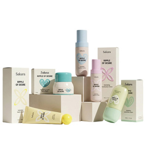Ensemble d'emballages cosmétiques personnalisables style ado, flacons et pots pour produits de beauté jeunesse - Product Image 5