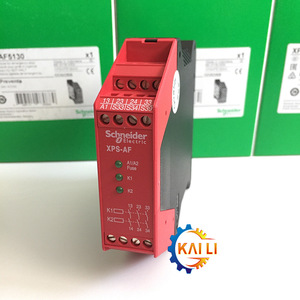 Relé de Seguridad Schneider Electric XPS-AF 10A 250V CA Salida de Contacto Electromecánica para Monitoreo de Parada de Emergencia - Product Image 1