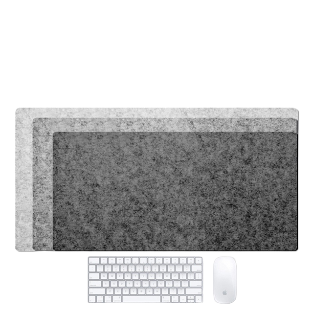 High Quality Breathable Large Computer Gamer Mouse Pad for Cold Weather Comfortable Wool Felt Laptop Anti-Slip Desk Mat