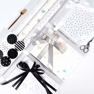 High Quality Wholesale 80g Christmas Art <b>Paper</b> Tissue 43*300cm Gift Luxury Custom <b>Birthday</b> Packaging <b>Wrapping</b> <b>Paper</b> Roll - Product Image 3
